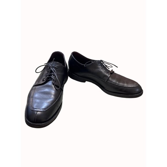 Allen Edmonds men’s black leather dress Oxford lace shoes size 10 SKU 4131